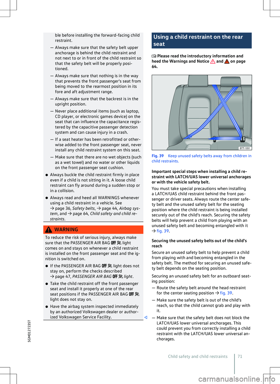 VOLKSWAGEN GOLF GTI 2020  Owners Manual 