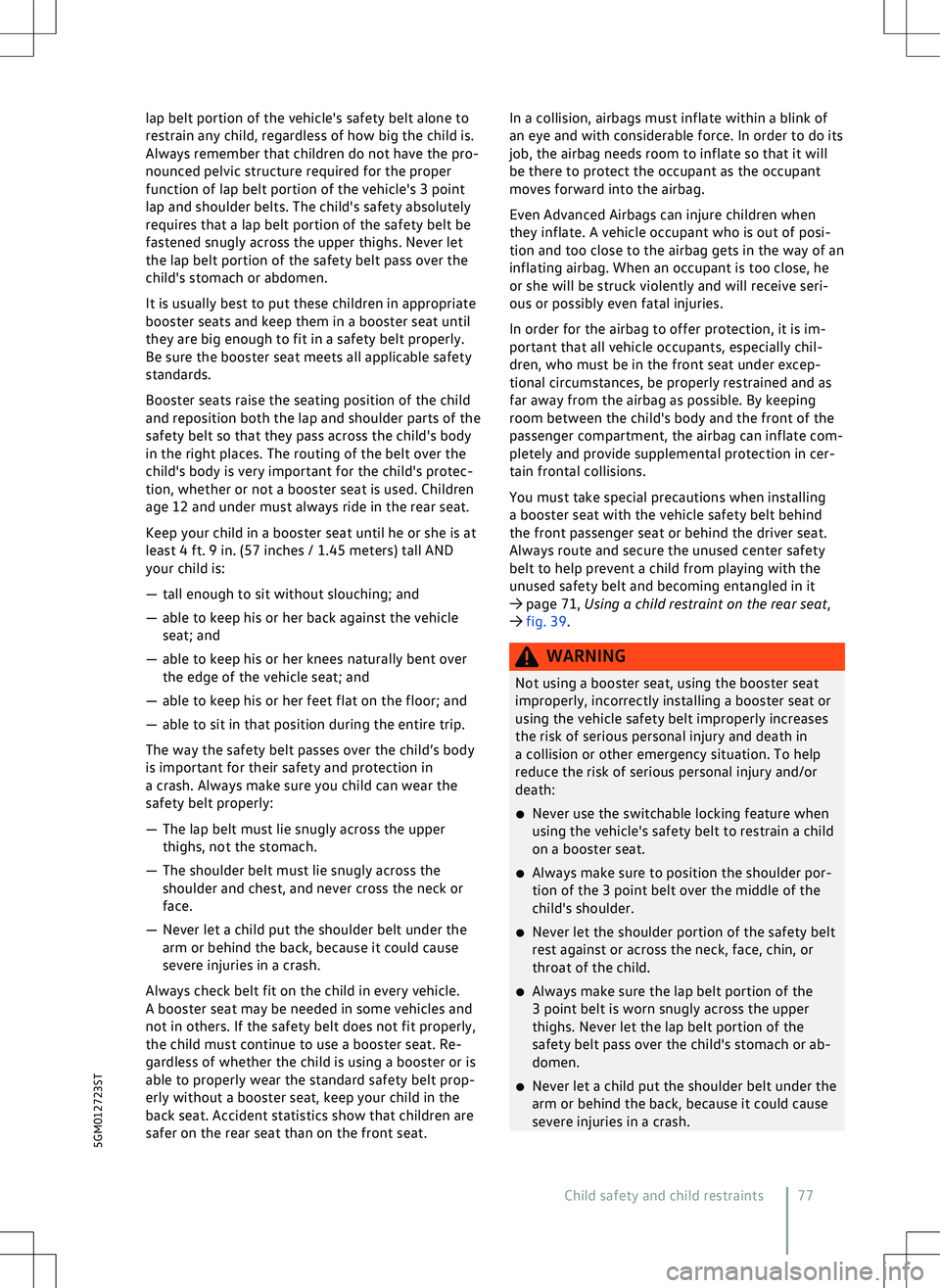 VOLKSWAGEN GOLF GTI 2020  Owners Manual 
