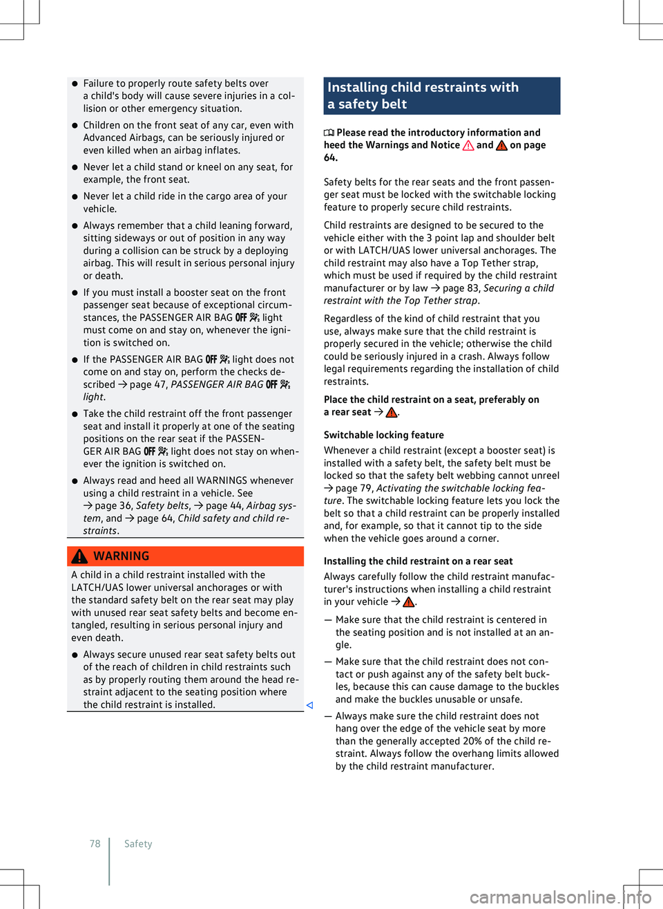 VOLKSWAGEN GOLF GTI 2020  Owners Manual 