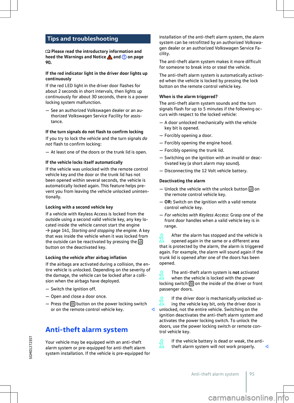 VOLKSWAGEN GOLF GTI 2020  Owners Manual 