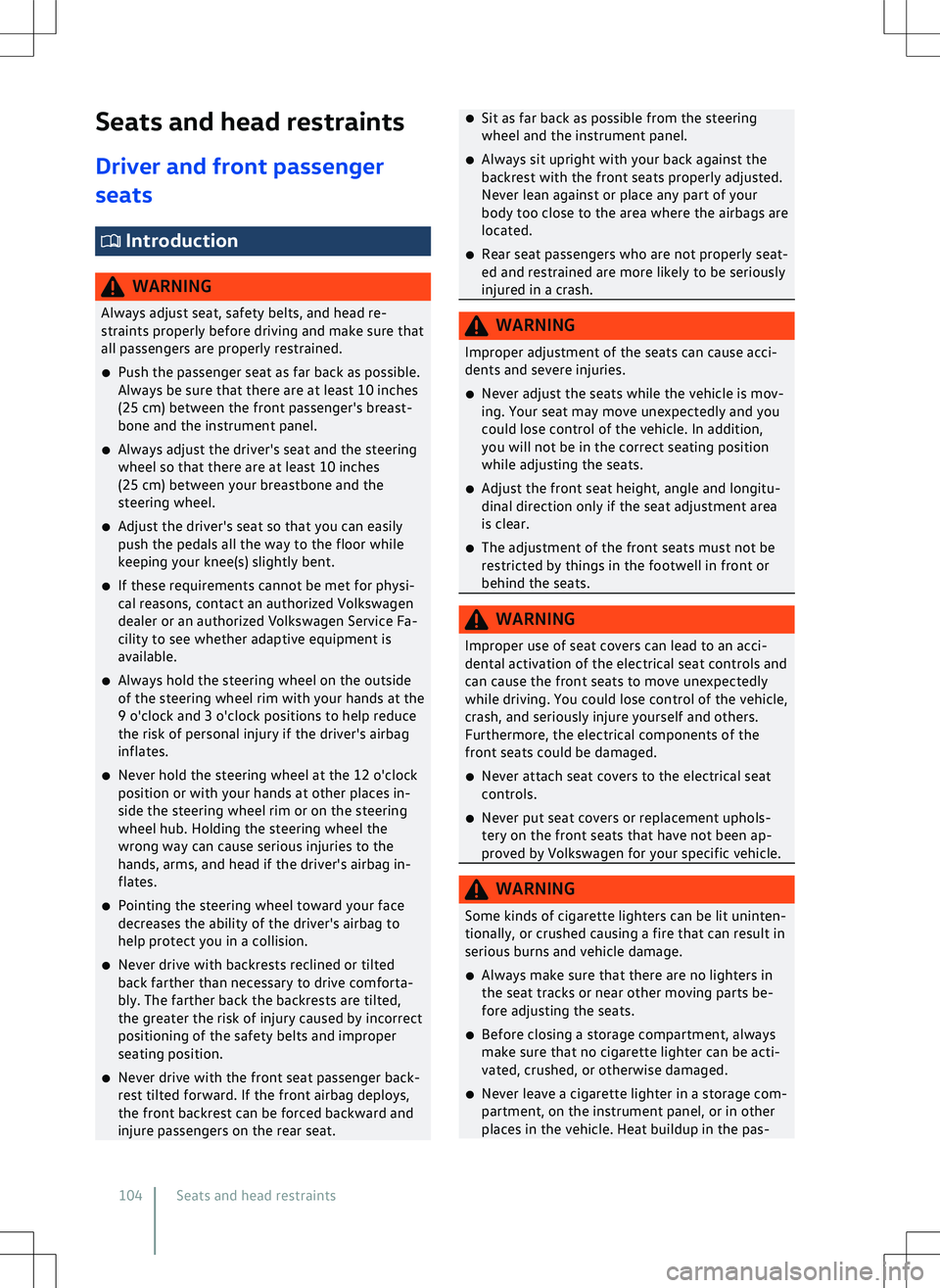 VOLKSWAGEN GOLF 8 GTI 2020  Owners Manual 