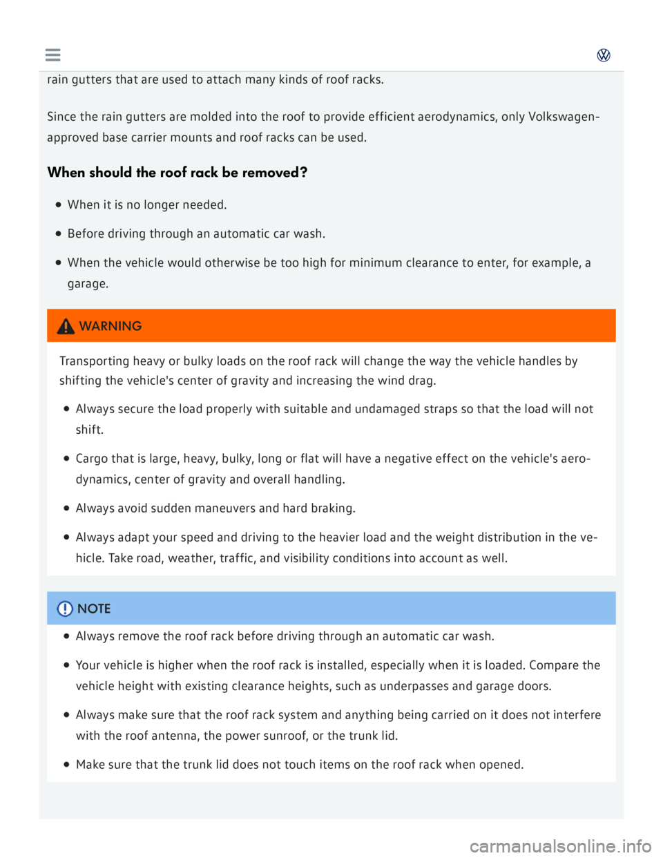 VOLKSWAGEN GOLF 7 2016  Owners Manual 