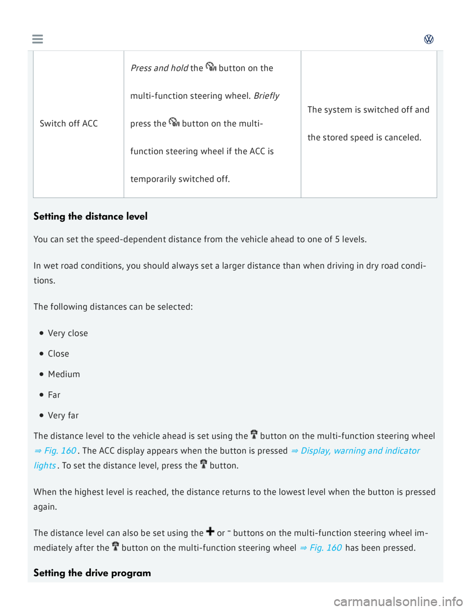VOLKSWAGEN GOLF 7 2016  Owners Manual 