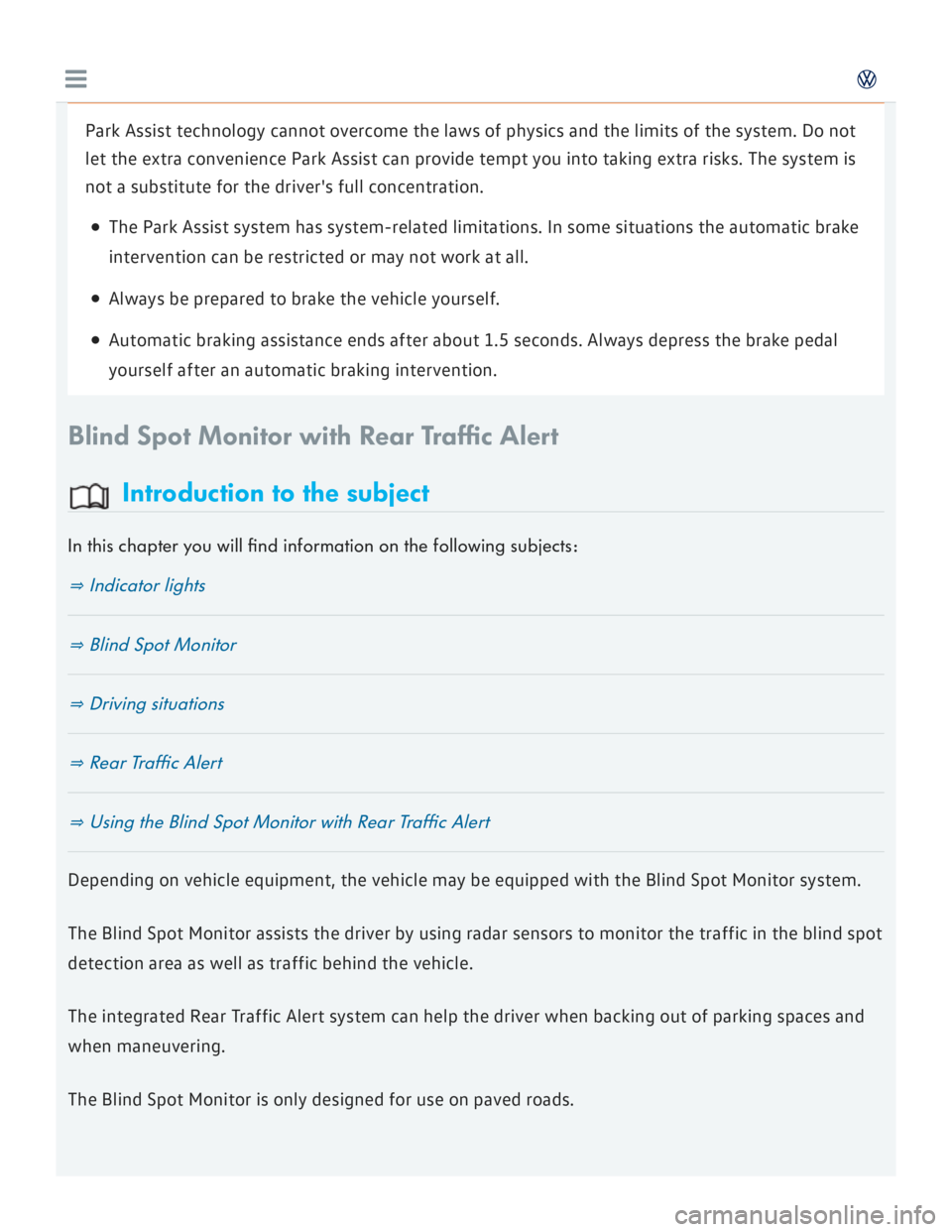VOLKSWAGEN GOLF 7 2016  Owners Manual 