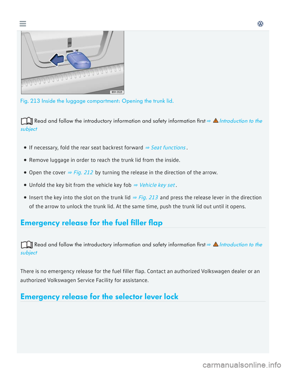 VOLKSWAGEN GOLF 7 2016  Owners Manual 