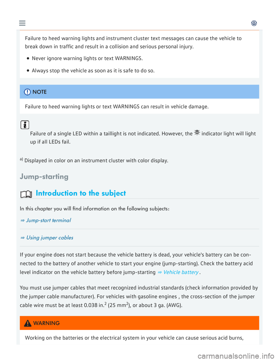 VOLKSWAGEN GOLF 7 2016  Owners Manual 