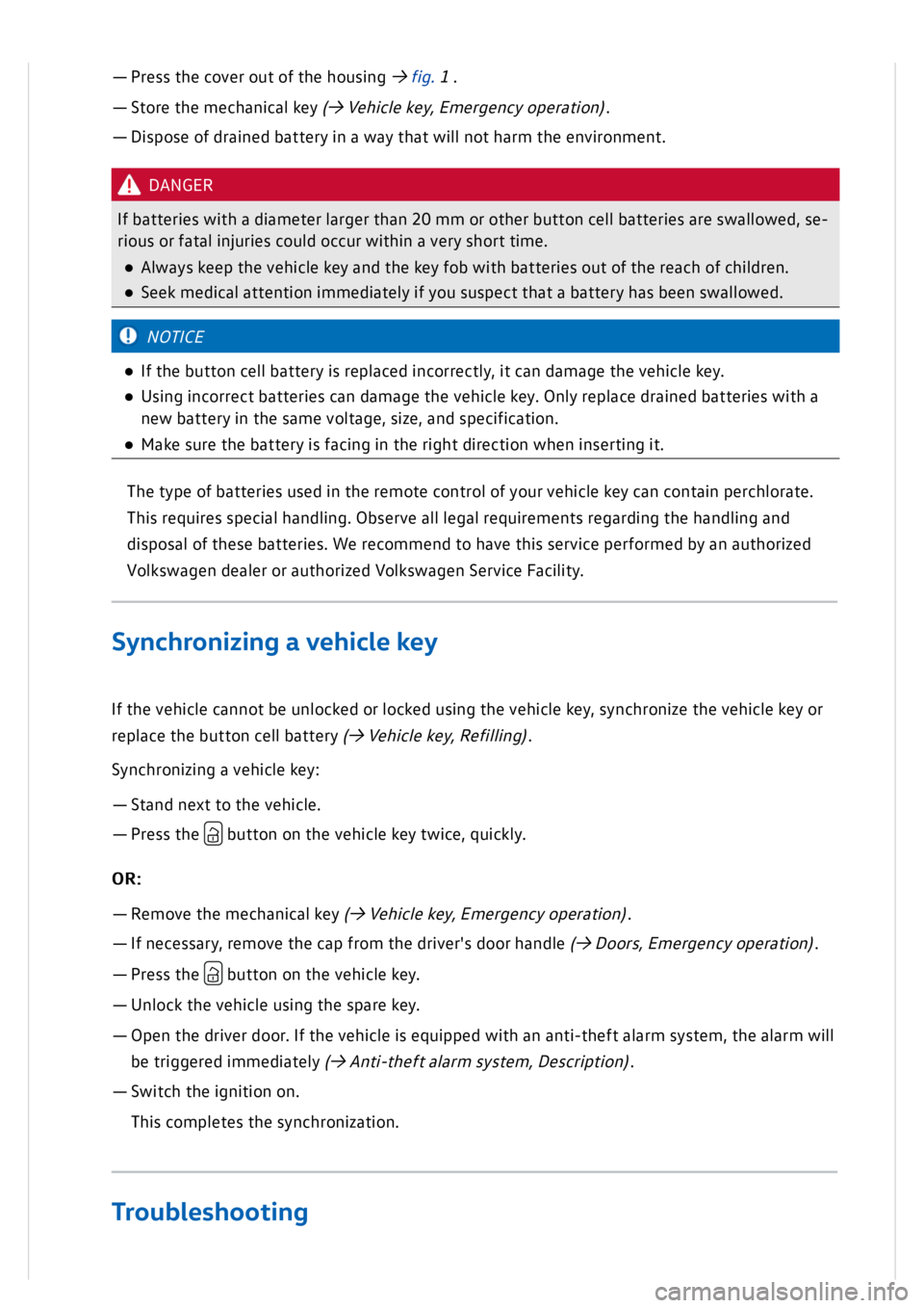 VOLKSWAGEN GOLF MK8 2020  Owners Manual 