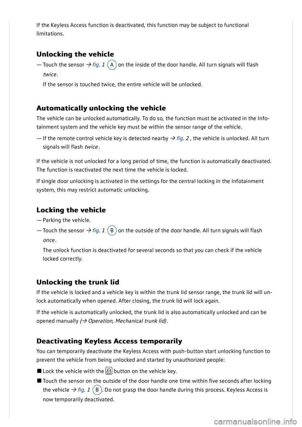 VOLKSWAGEN GOLF MK8 2020  Owners Manual 
