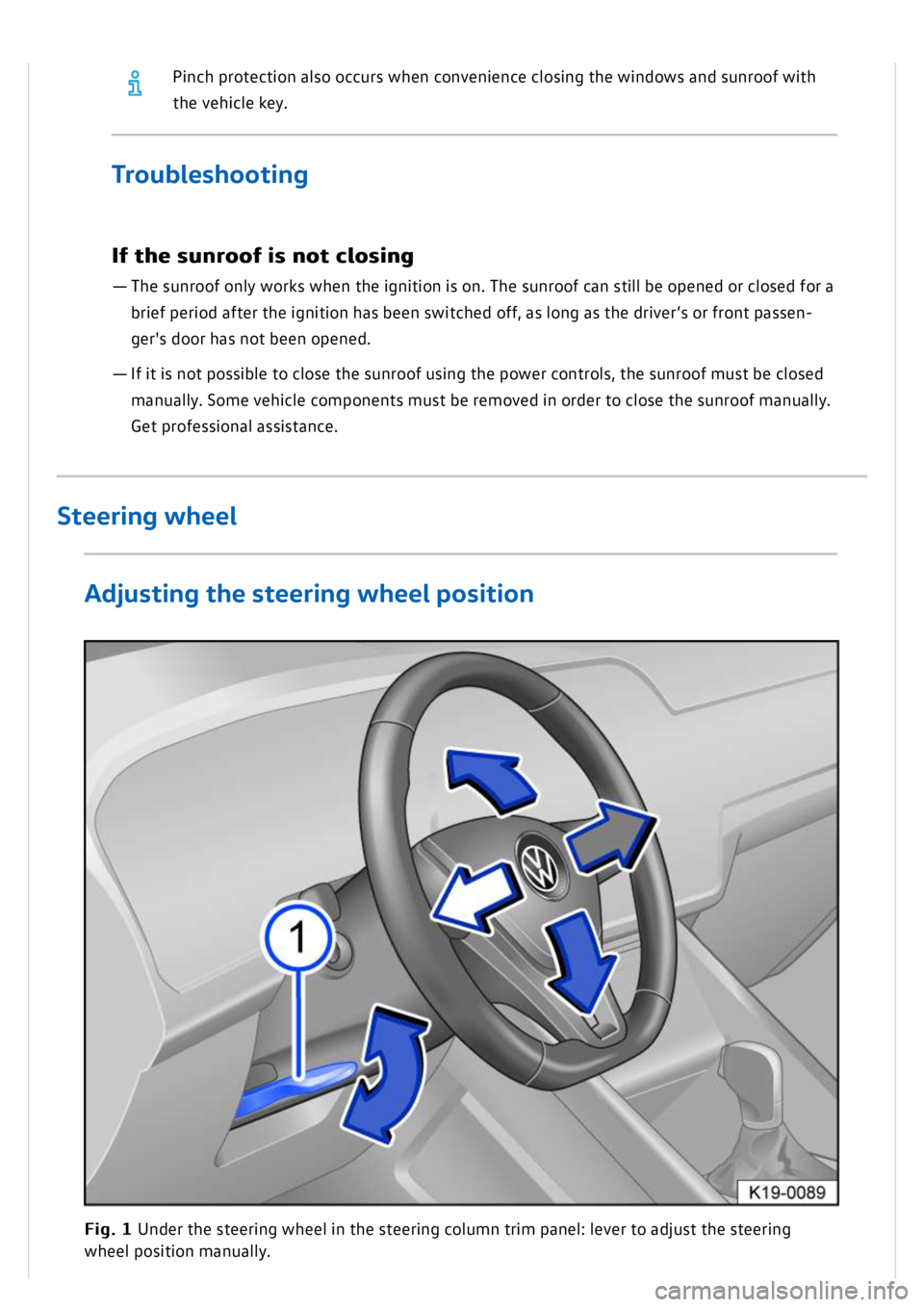 VOLKSWAGEN GOLF MK8 2020  Owners Manual 