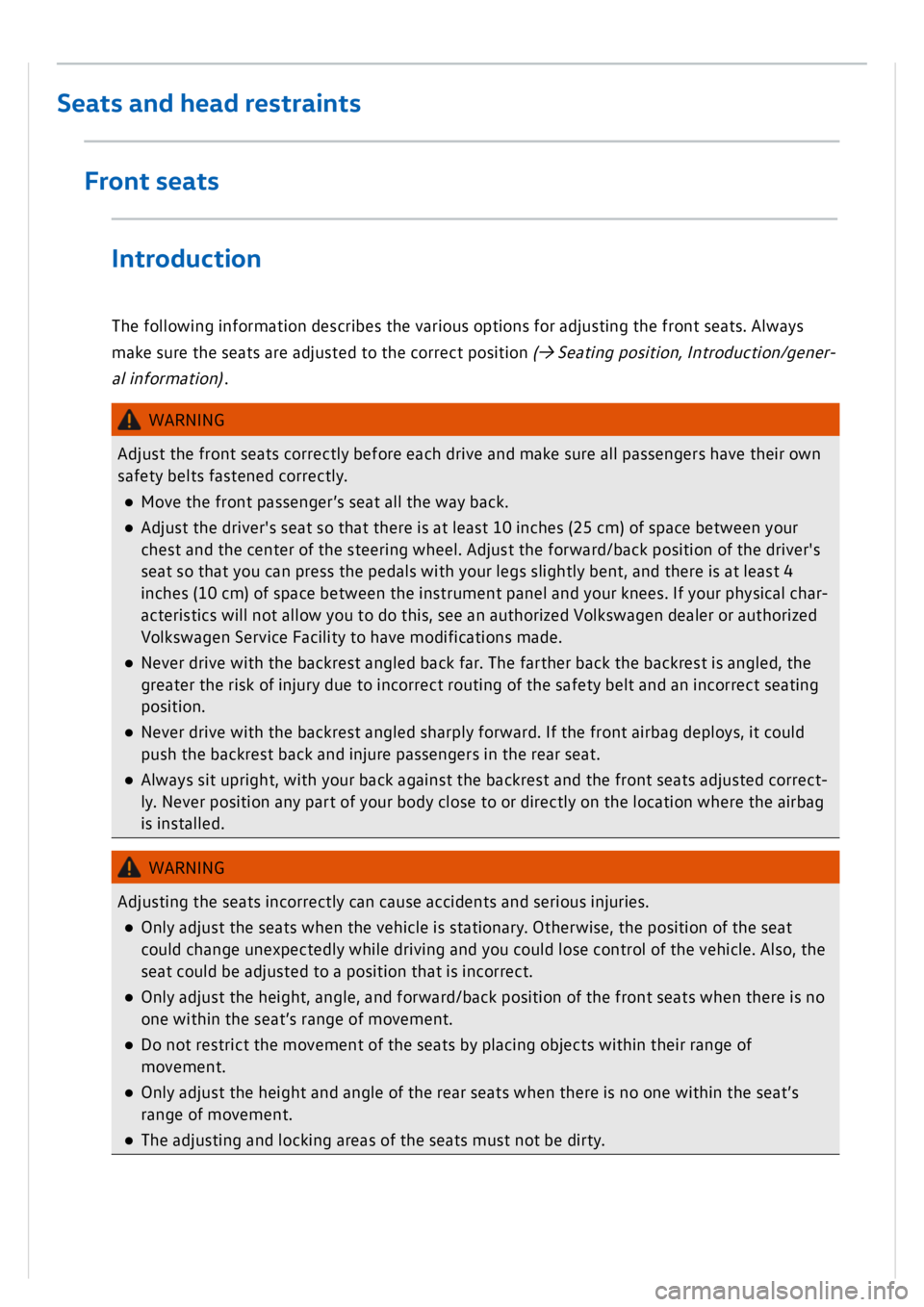 VOLKSWAGEN GOLF MK8 2020  Owners Manual 