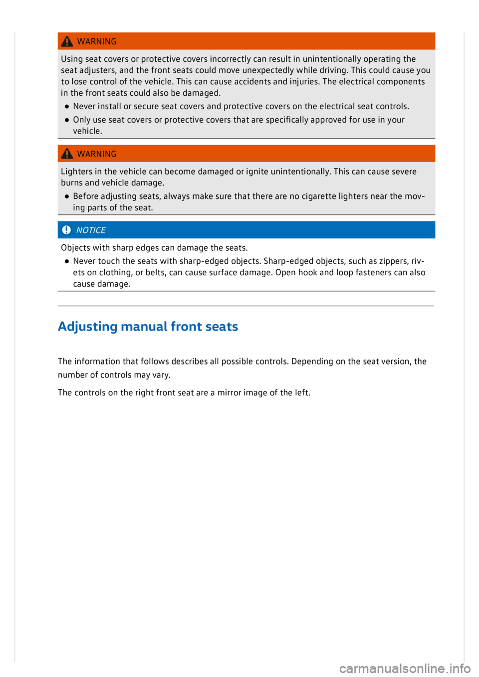 VOLKSWAGEN GOLF MK8 2020  Owners Manual 