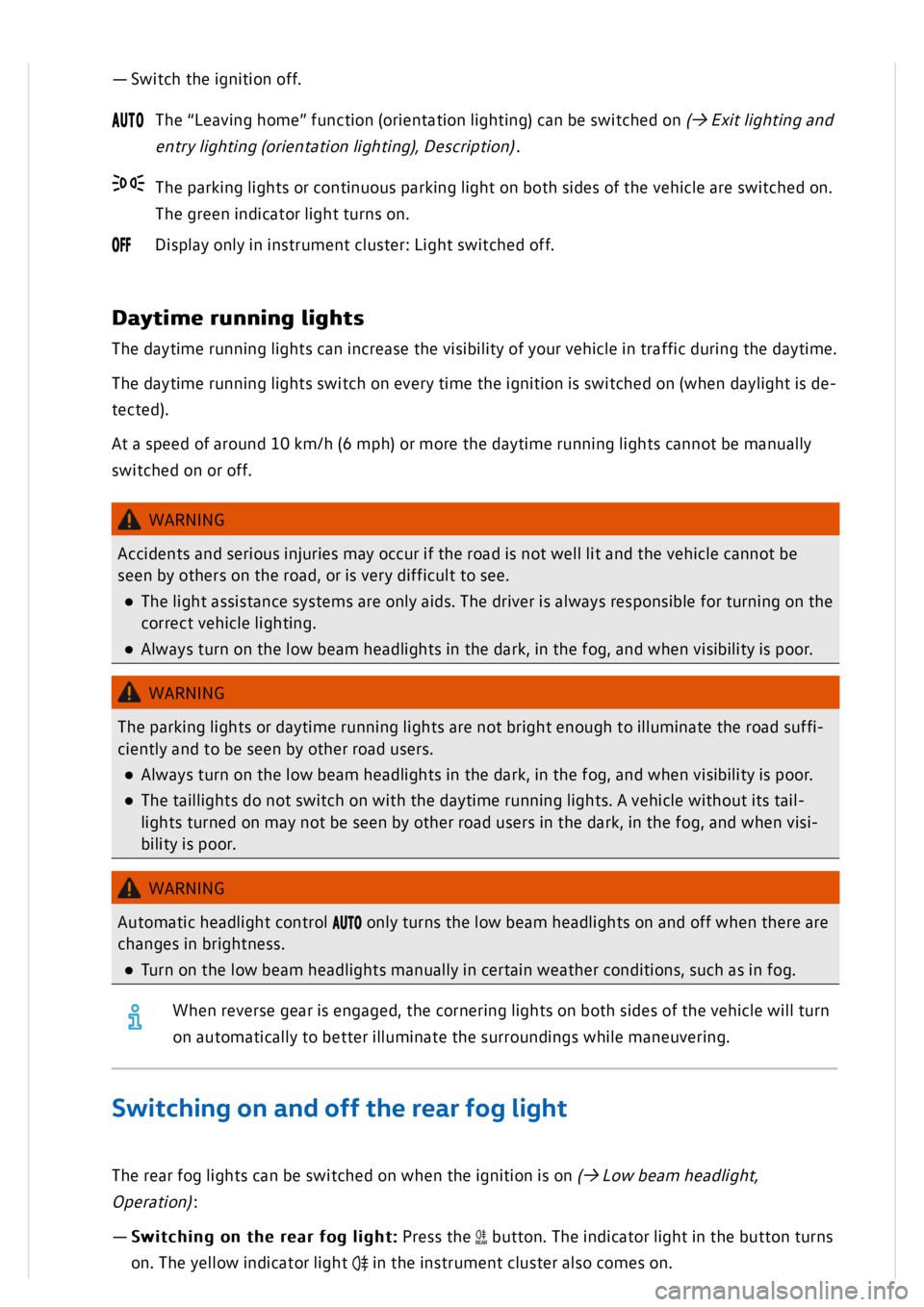 VOLKSWAGEN GOLF MK8 2020  Owners Manual 