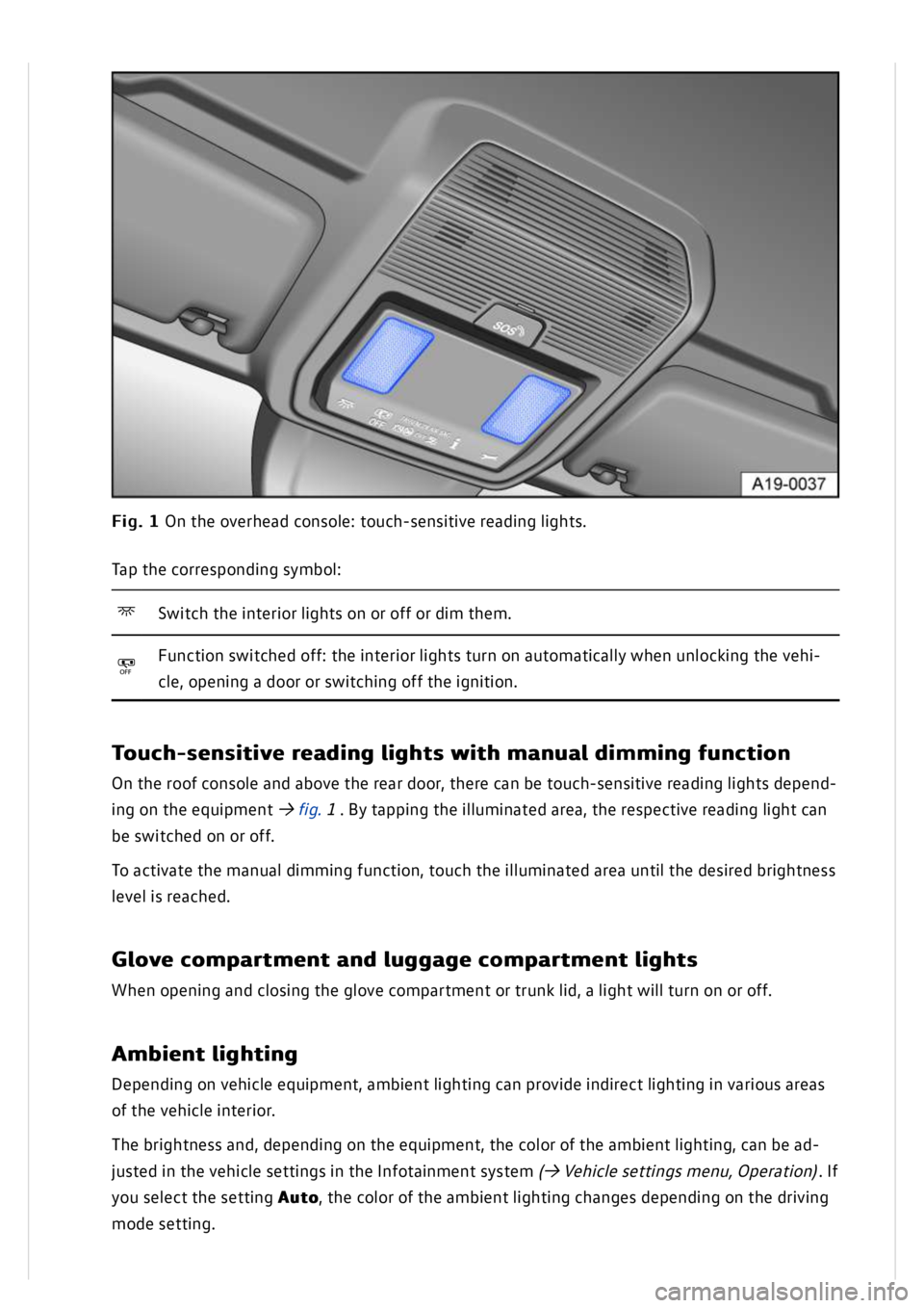 VOLKSWAGEN GOLF MK8 2020  Owners Manual 