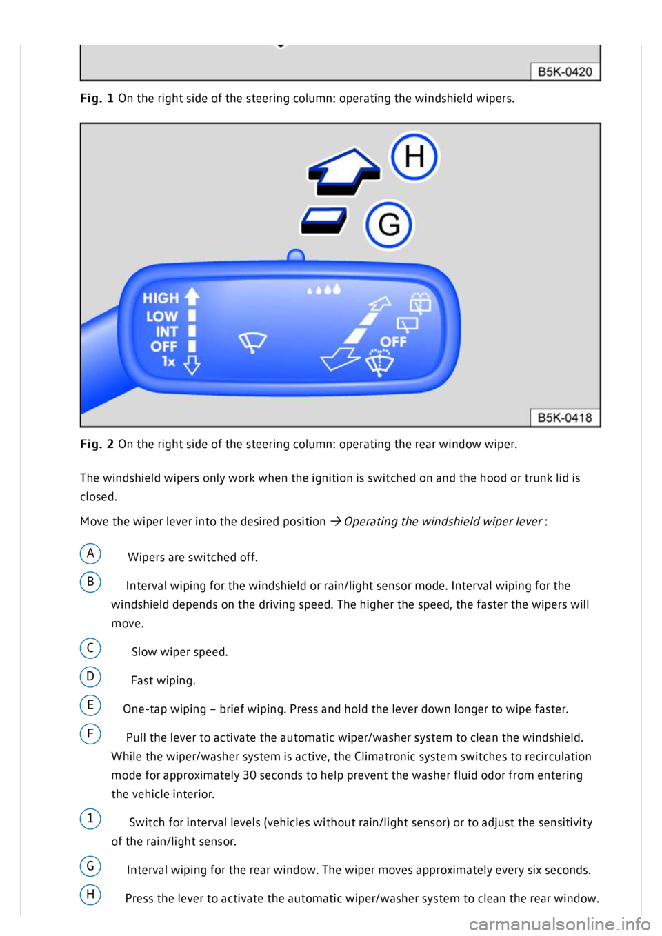 VOLKSWAGEN GOLF MK8 2020  Owners Manual 