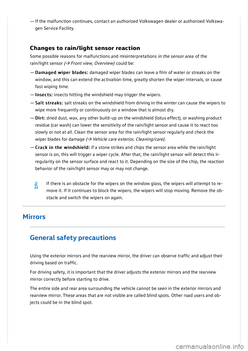 VOLKSWAGEN GOLF MK8 2020  Owners Manual 