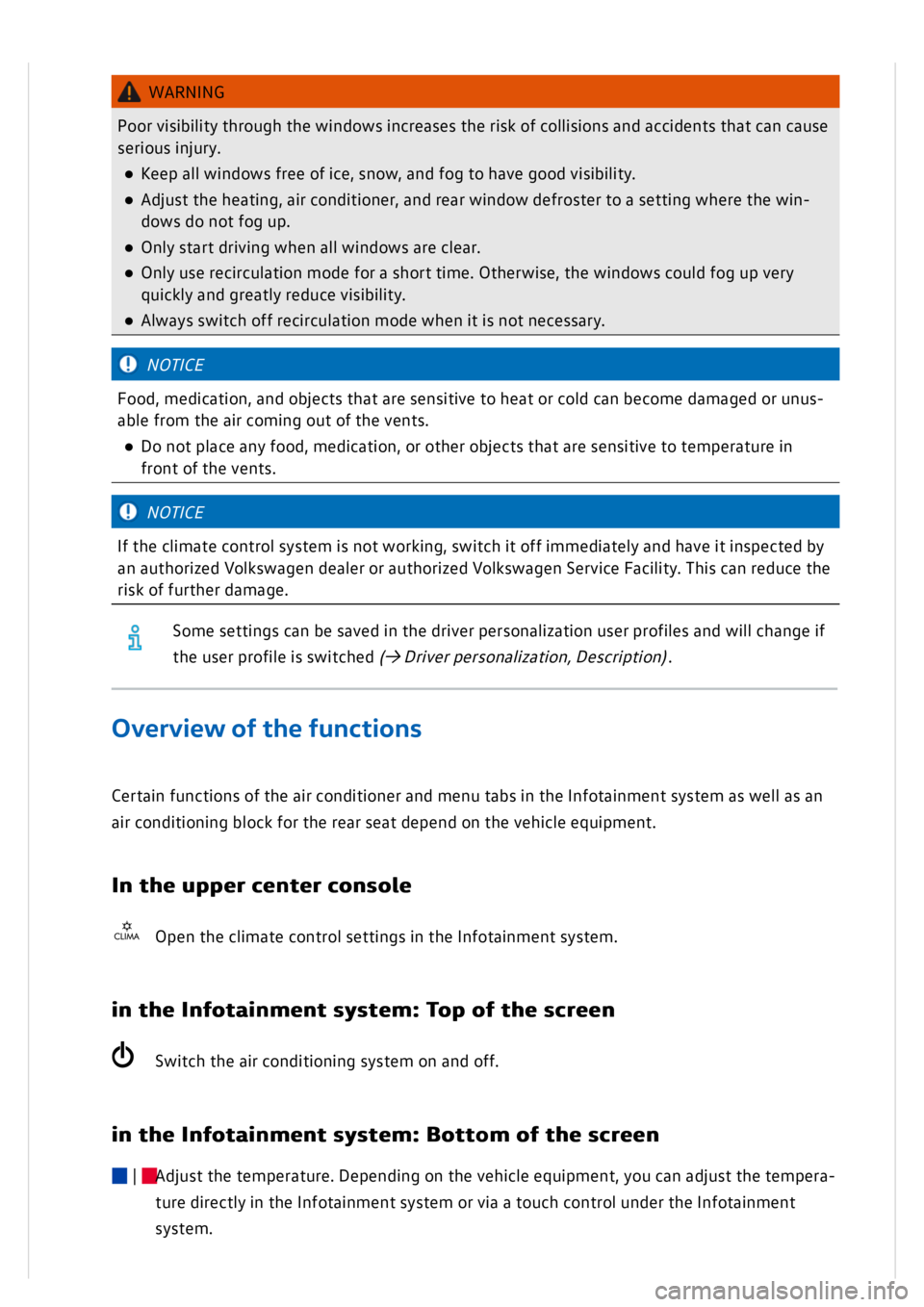 VOLKSWAGEN GOLF MK8 2020  Owners Manual 