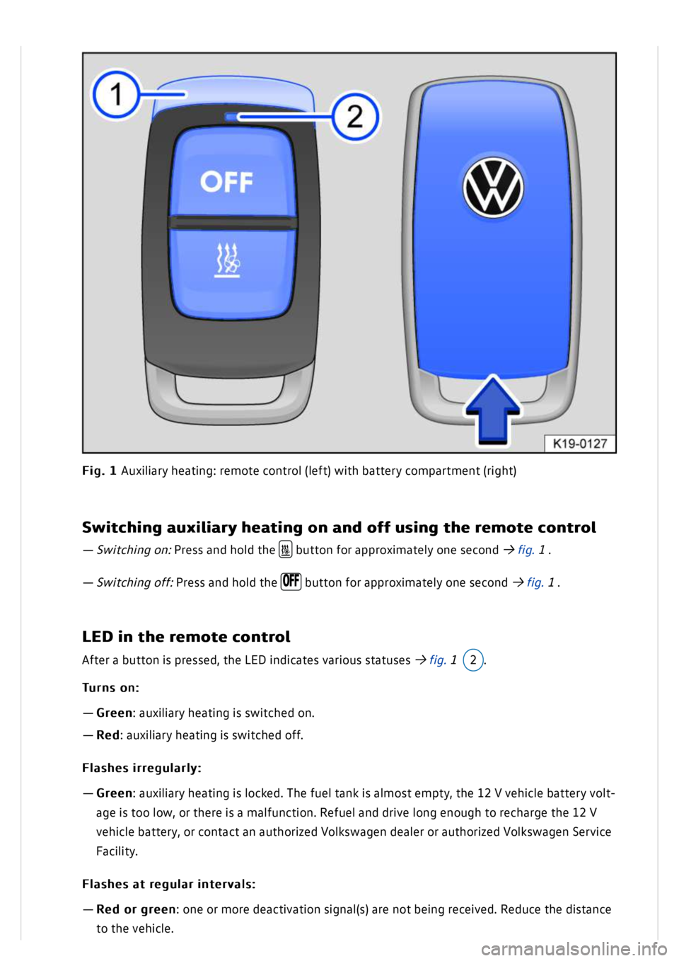 VOLKSWAGEN GOLF MK8 2020  Owners Manual 