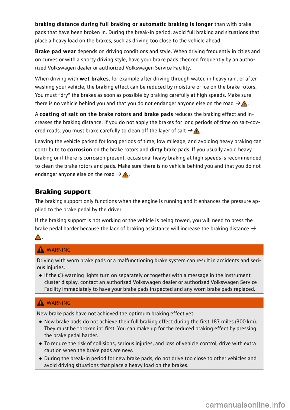 VOLKSWAGEN GOLF MK8 2020  Owners Manual 