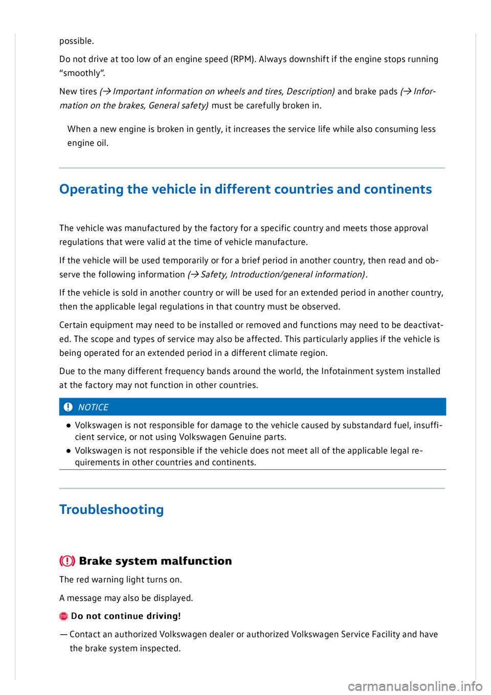 VOLKSWAGEN GOLF MK8 2020  Owners Manual 