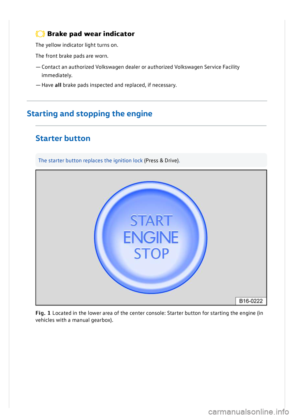 VOLKSWAGEN GOLF MK8 2020  Owners Manual 
