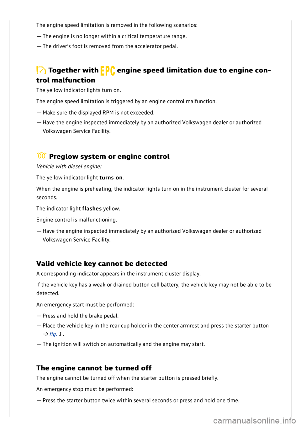 VOLKSWAGEN GOLF MK8 2020  Owners Manual 