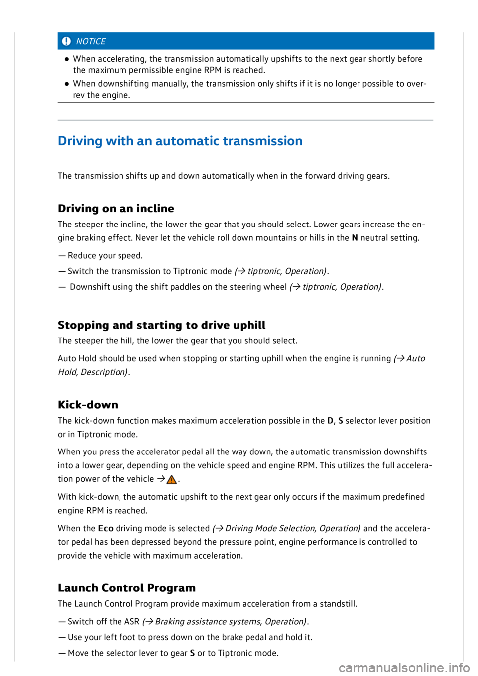 VOLKSWAGEN GOLF MK8 2020  Owners Manual 