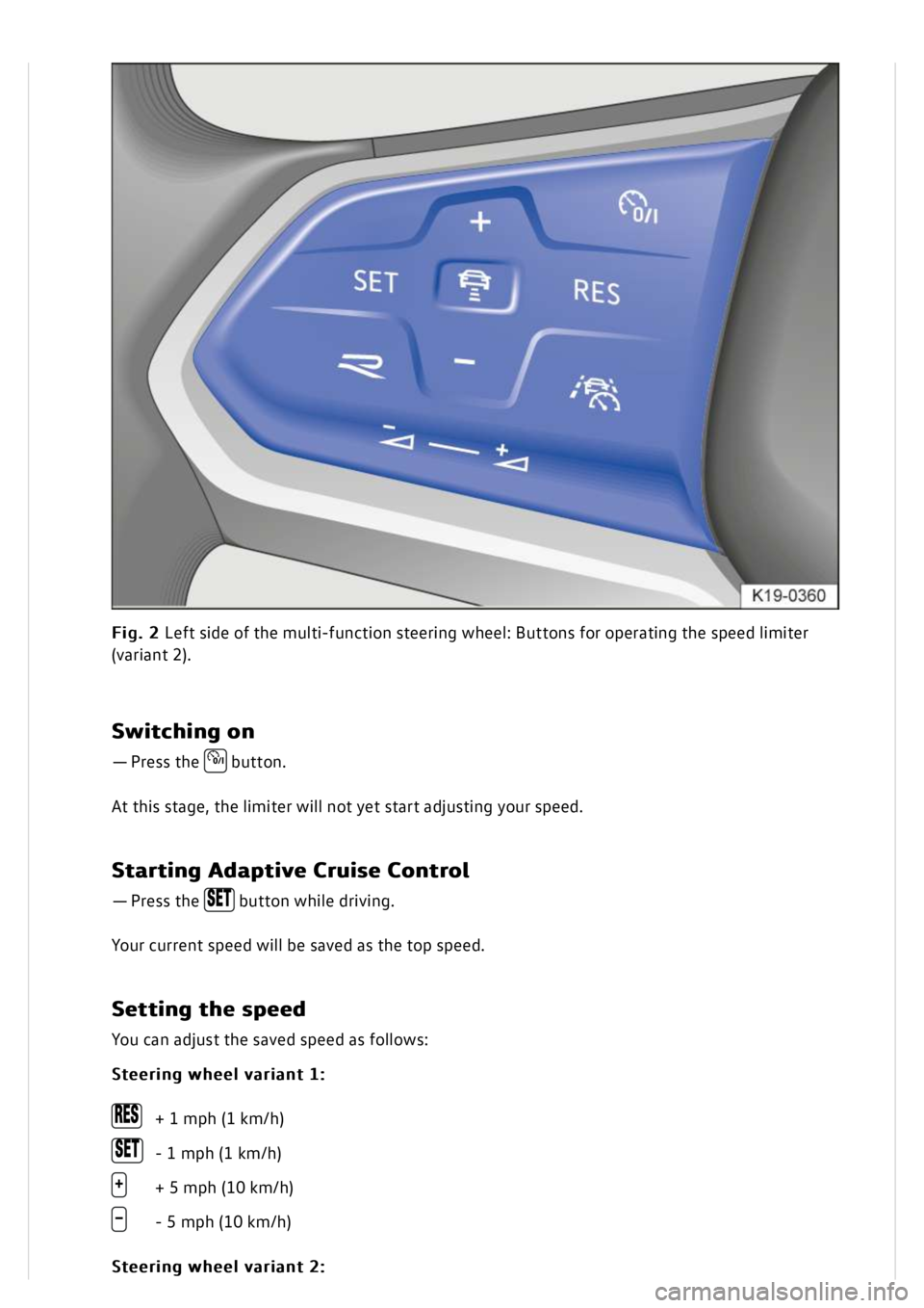 VOLKSWAGEN GOLF MK8 2020  Owners Manual 
