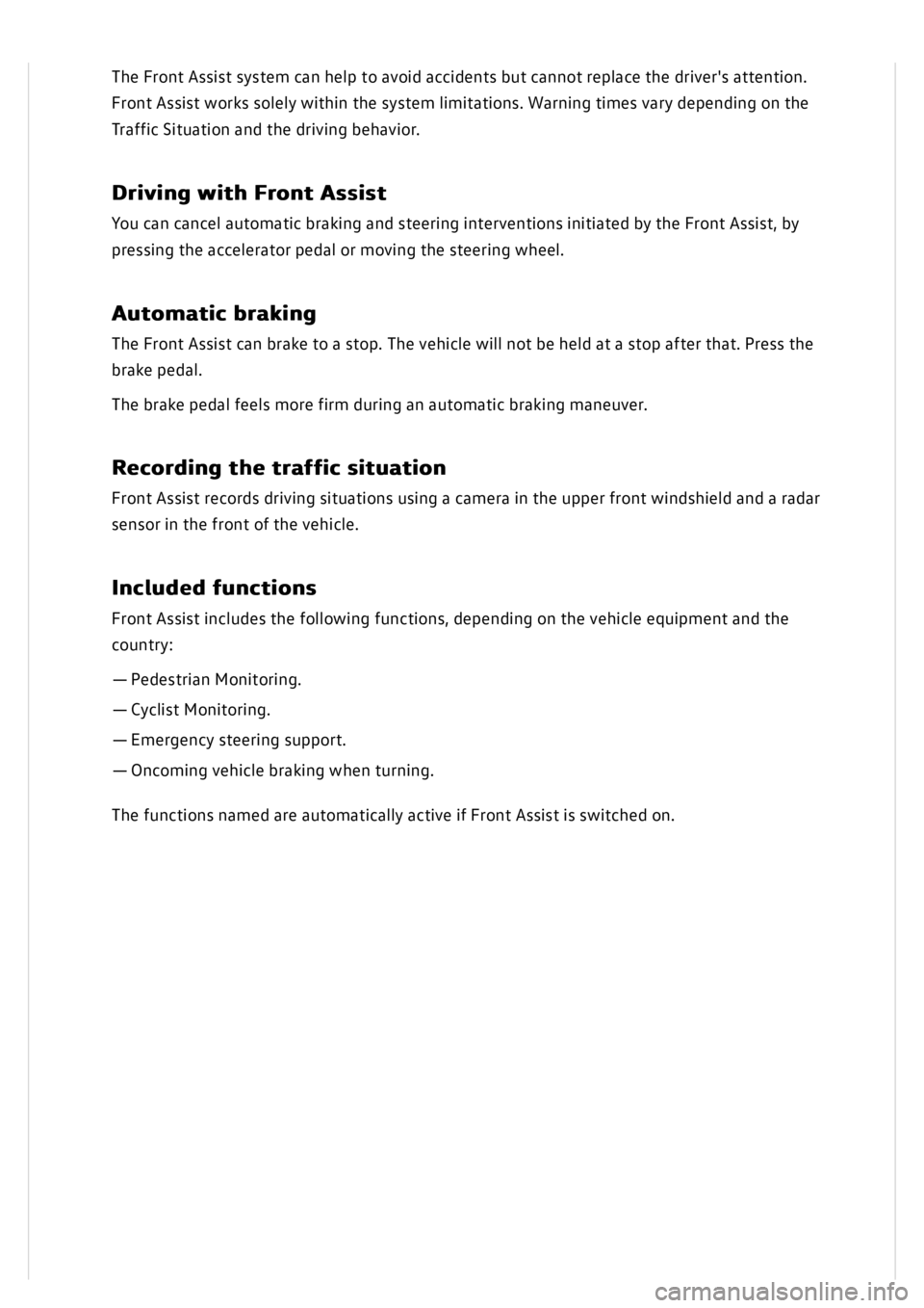 VOLKSWAGEN GOLF MK8 2020  Owners Manual 