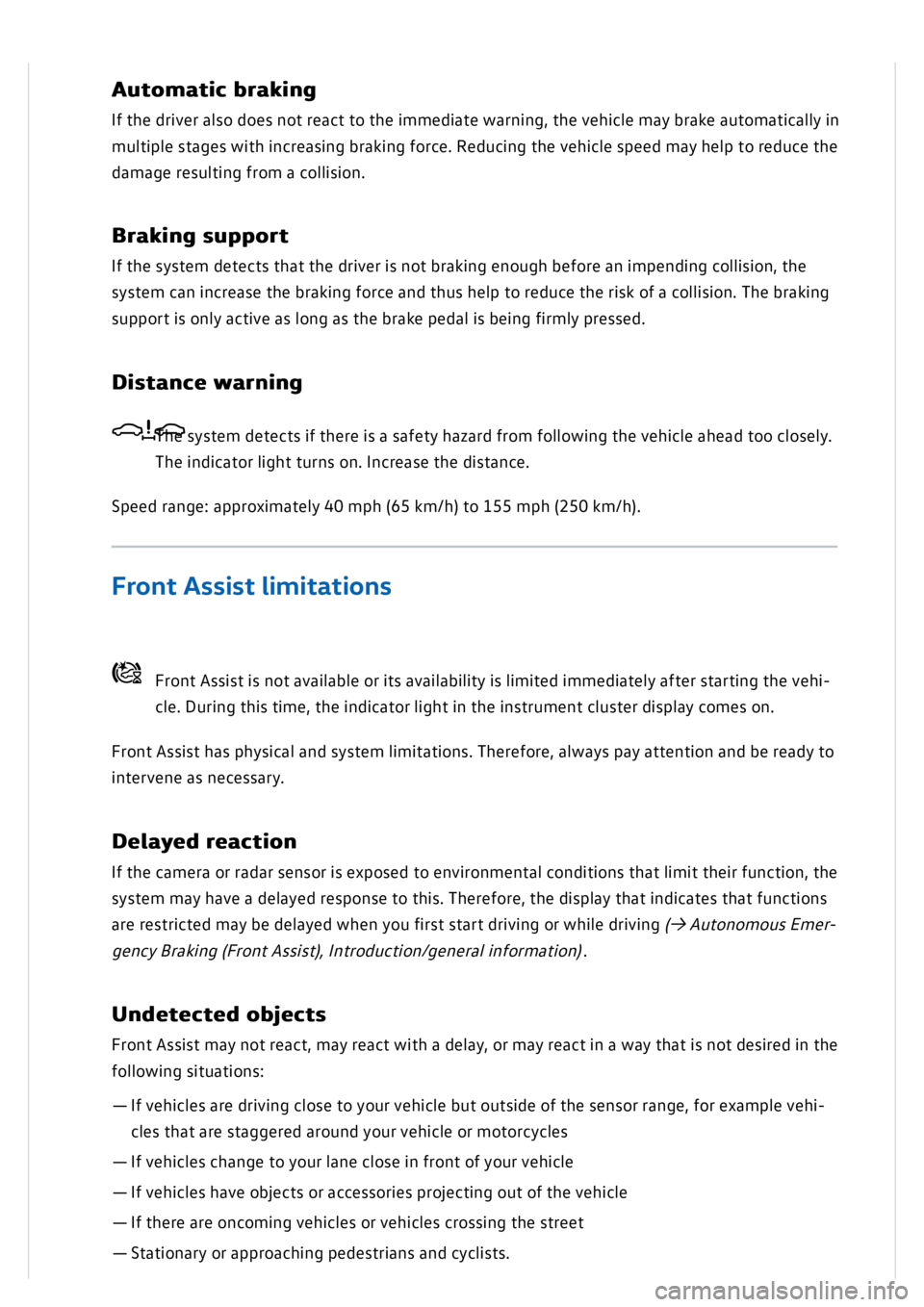 VOLKSWAGEN GOLF MK8 2020  Owners Manual 