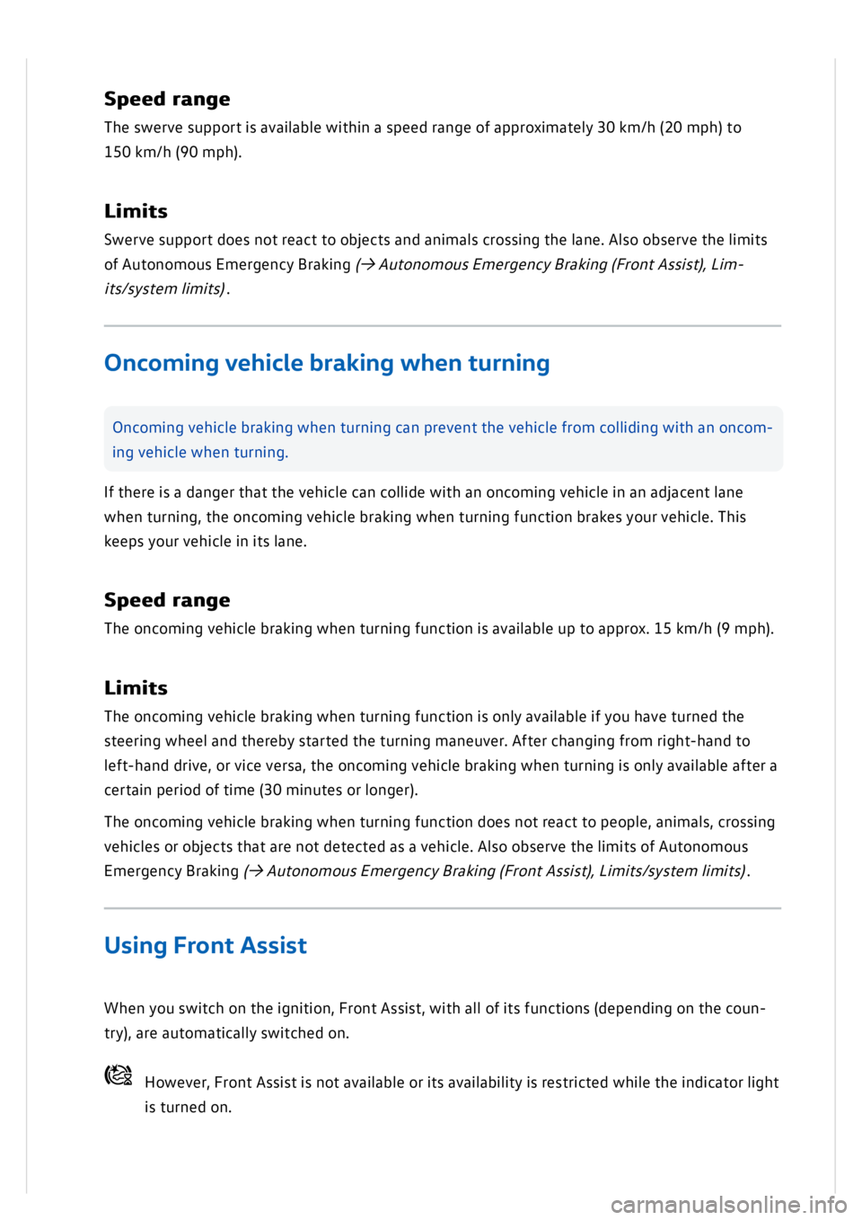VOLKSWAGEN GOLF MK8 2020  Owners Manual 