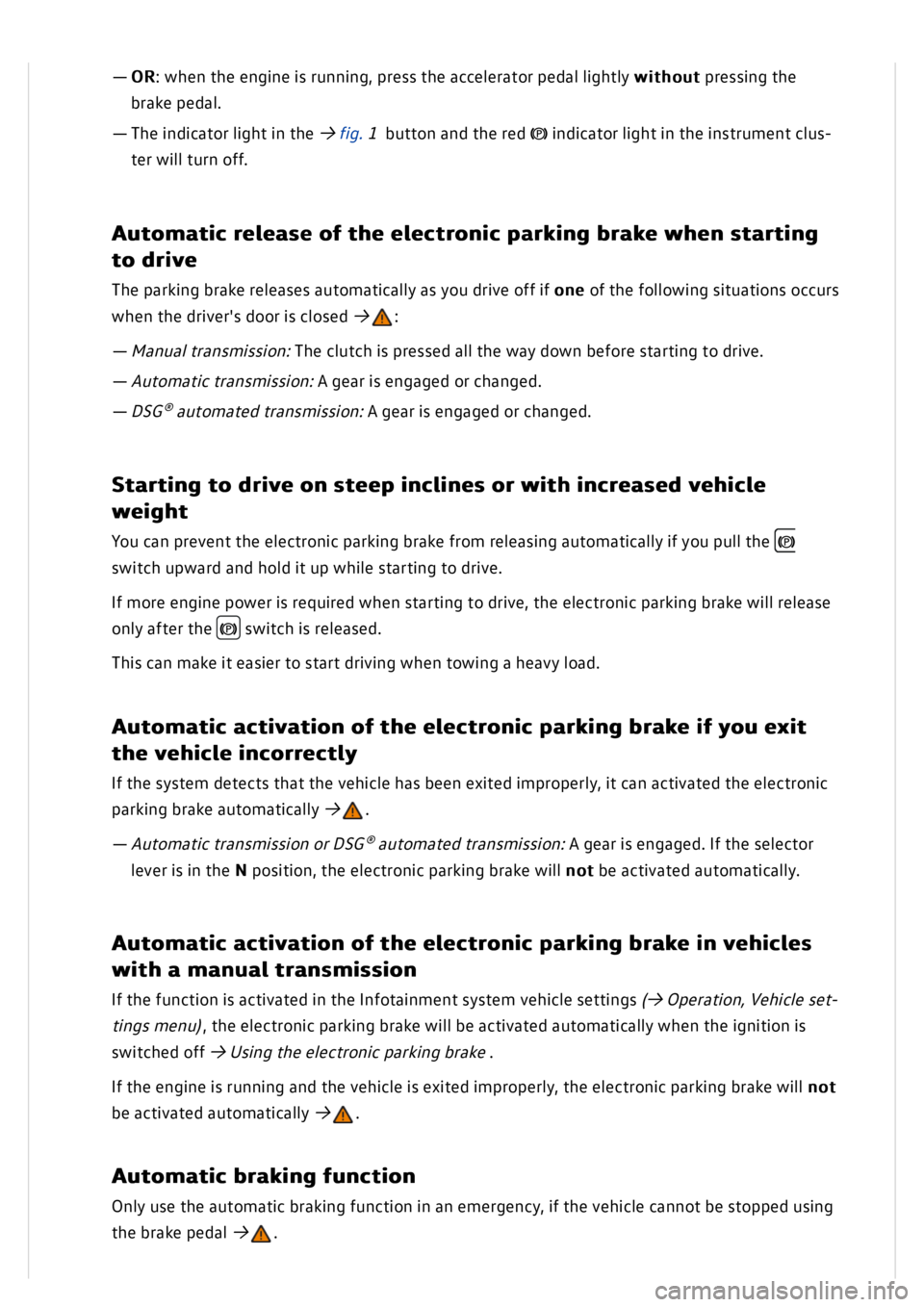 VOLKSWAGEN GOLF MK8 2020  Owners Manual 