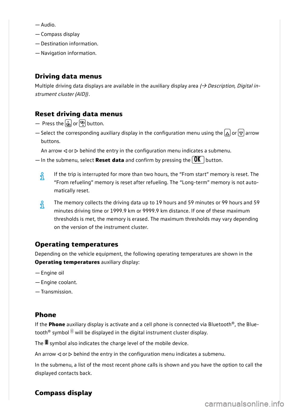 VOLKSWAGEN GOLF MK8 2020  Owners Manual 
