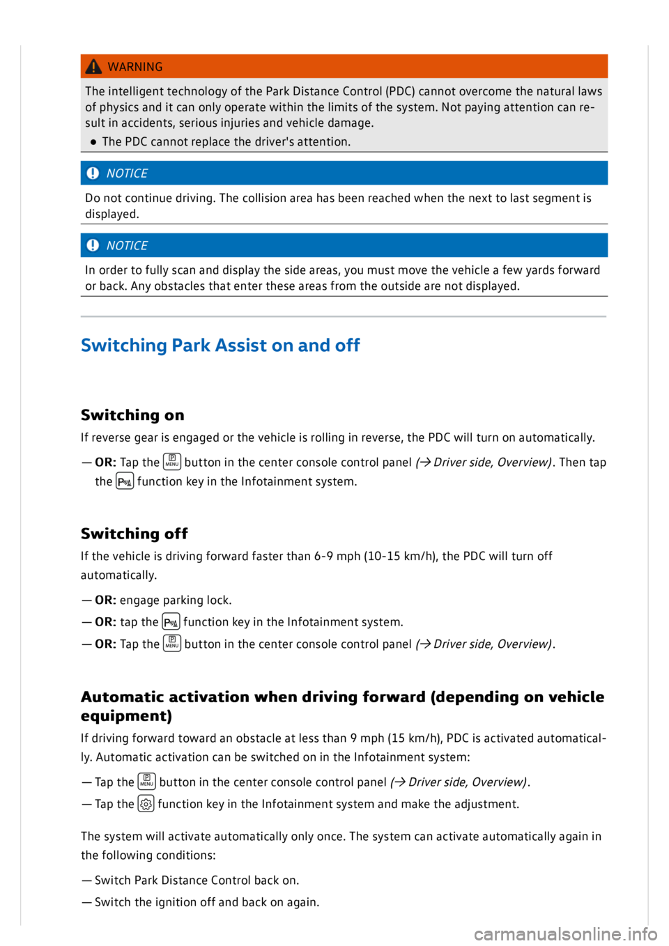 VOLKSWAGEN GOLF MK8 2020  Owners Manual 