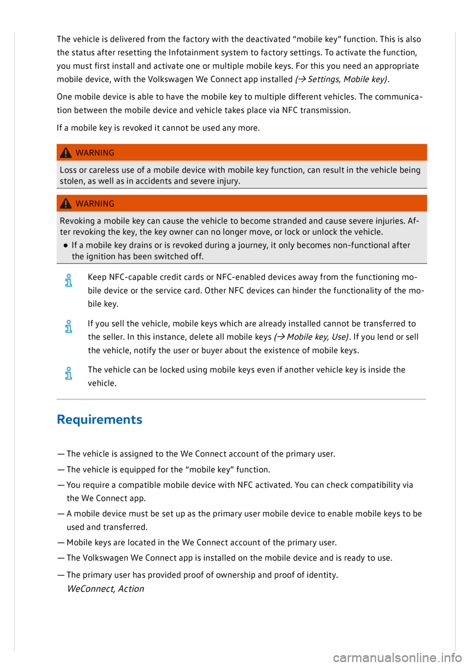 VOLKSWAGEN GOLF MK8 2020  Owners Manual 