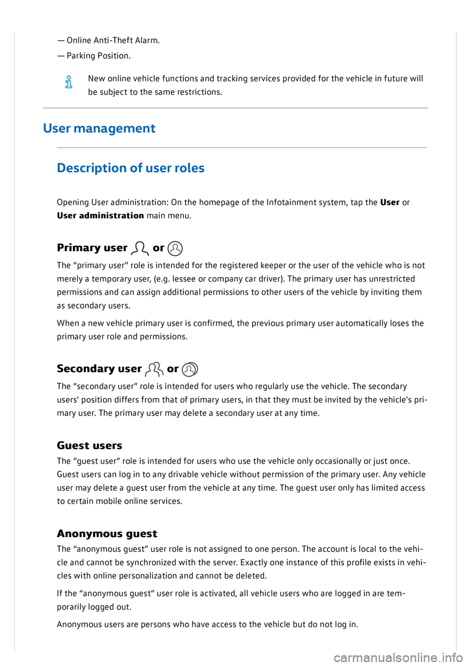 VOLKSWAGEN GOLF MK8 2020  Owners Manual 