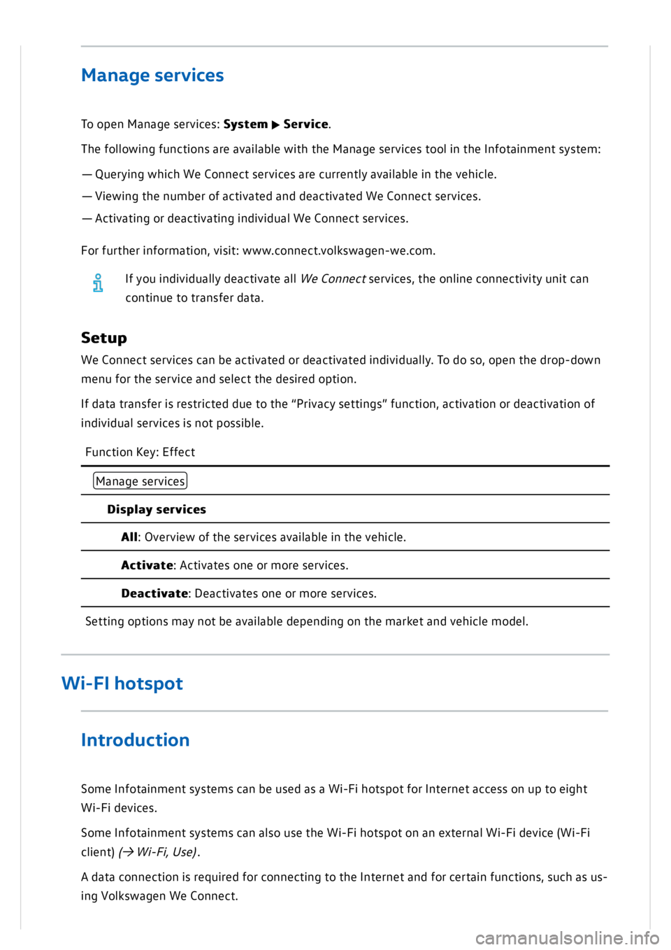 VOLKSWAGEN GOLF MK8 2020  Owners Manual 