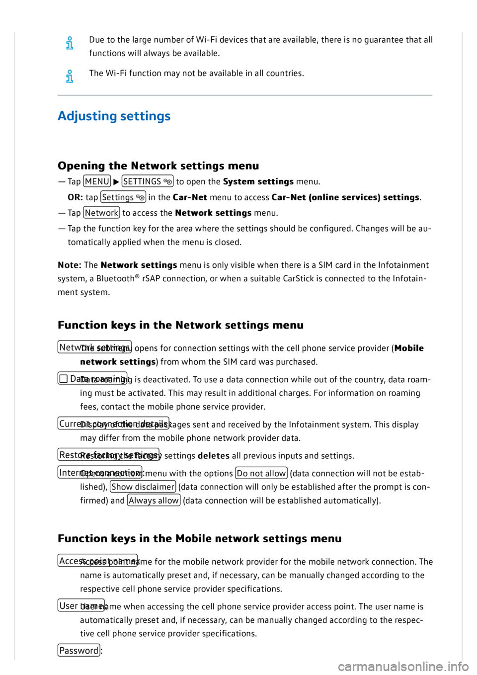 VOLKSWAGEN GOLF MK8 2020  Owners Manual 