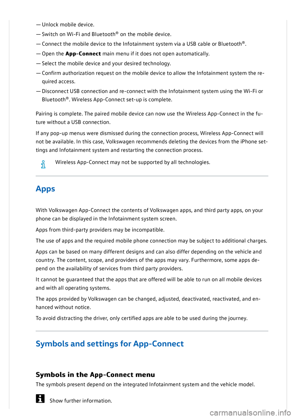 VOLKSWAGEN GOLF MK8 2020  Owners Manual 
