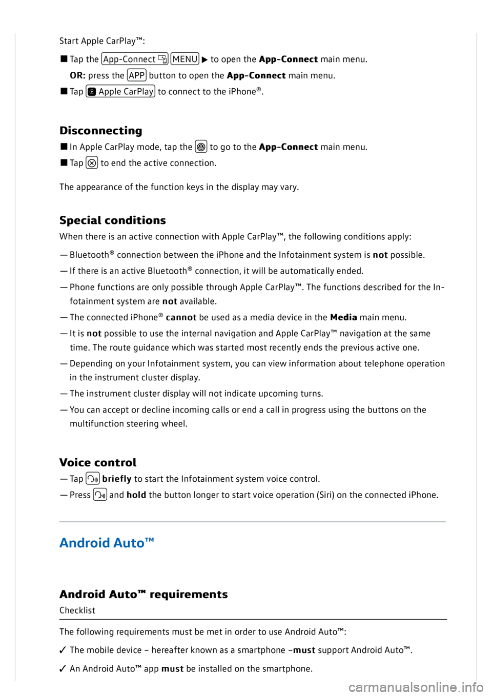 VOLKSWAGEN GOLF MK8 2020  Owners Manual 