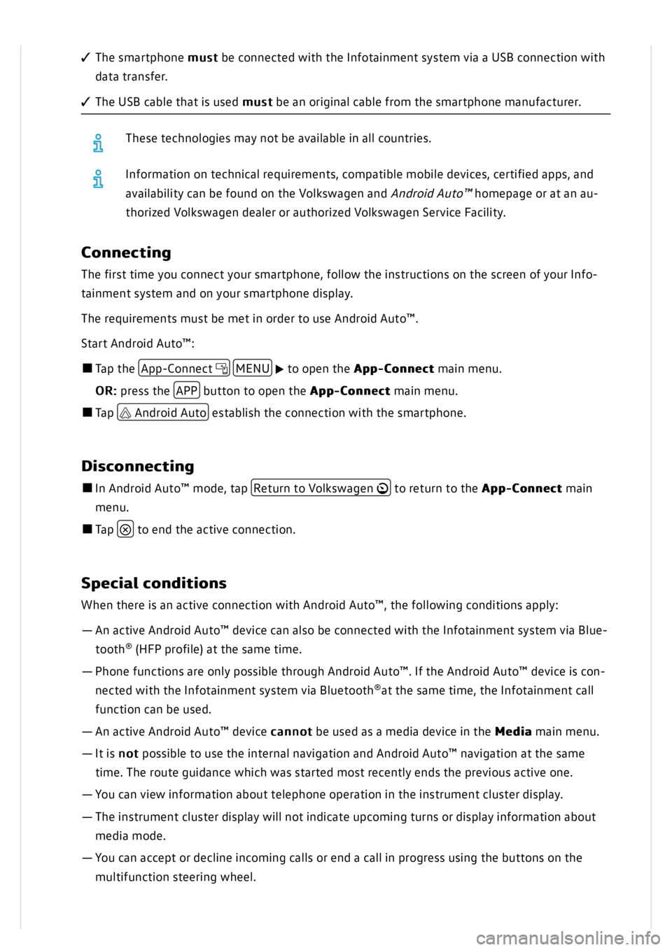 VOLKSWAGEN GOLF MK8 2020  Owners Manual 