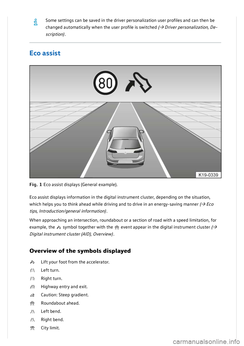 VOLKSWAGEN GOLF MK8 2020  Owners Manual 