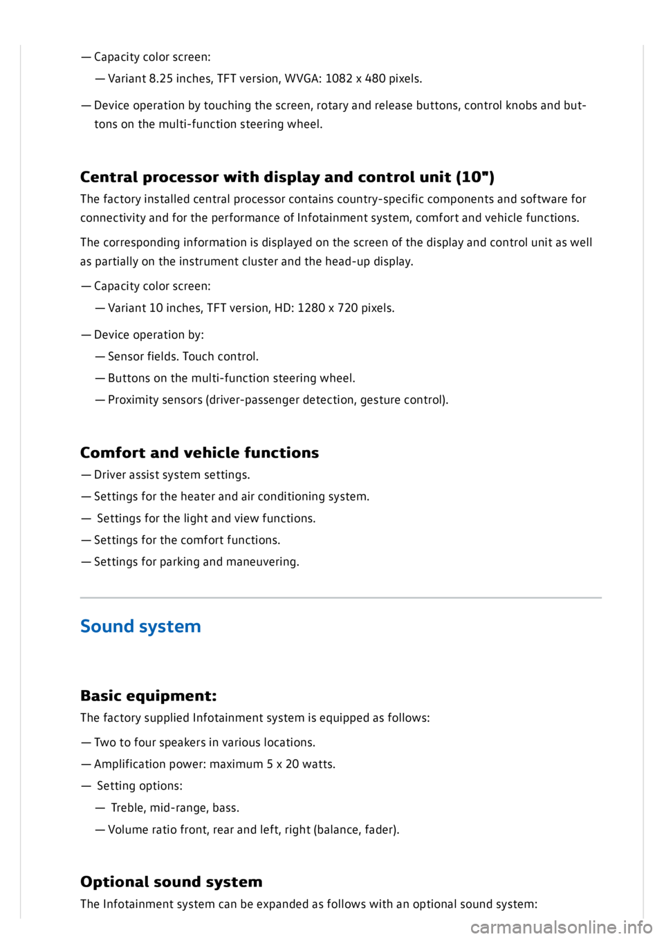 VOLKSWAGEN GOLF MK8 2020  Owners Manual 