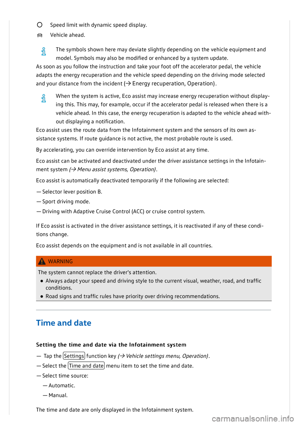 VOLKSWAGEN GOLF MK8 2020  Owners Manual 