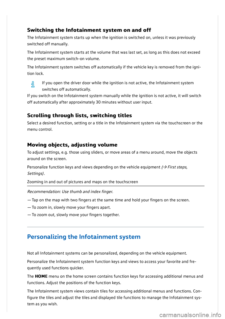VOLKSWAGEN GOLF MK8 2020  Owners Manual 
