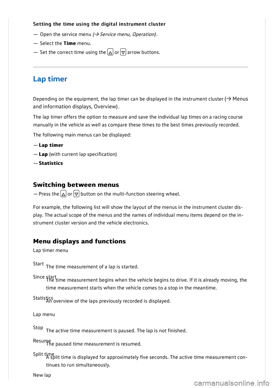 VOLKSWAGEN GOLF MK8 2020  Owners Manual 