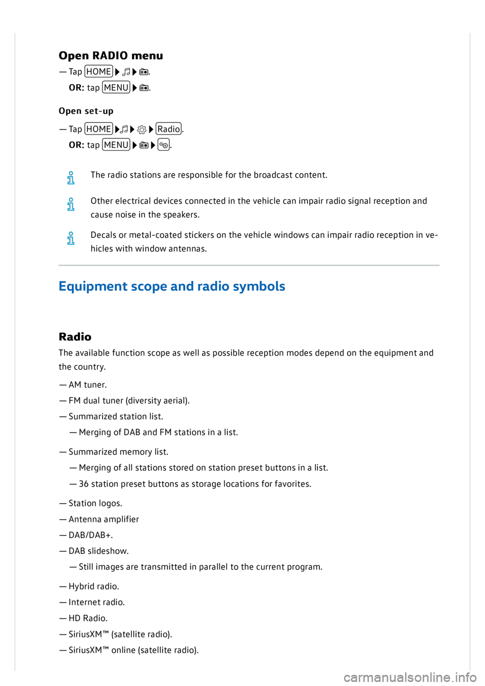 VOLKSWAGEN GOLF MK8 2020  Owners Manual 