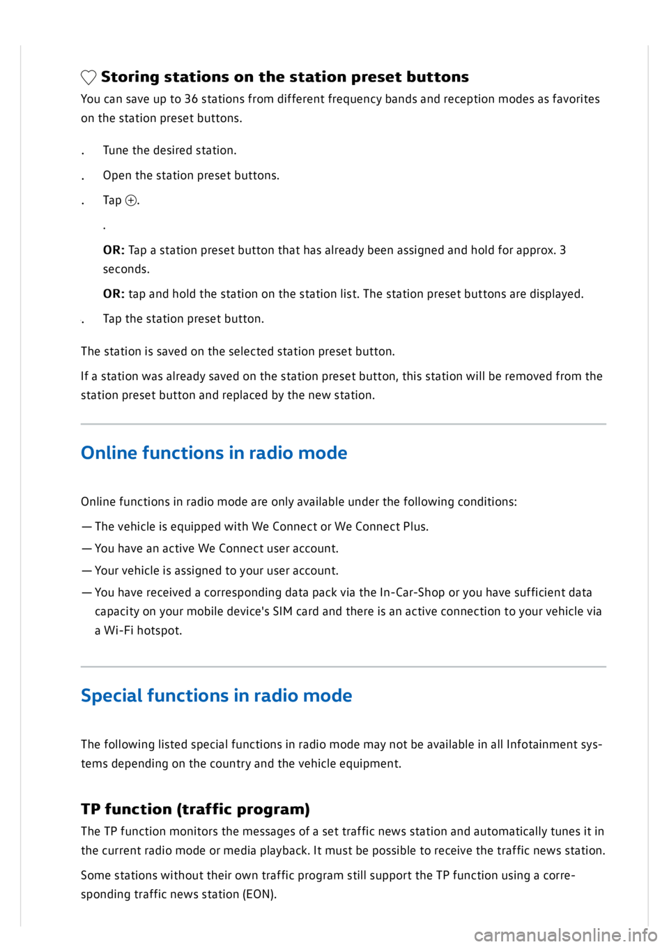 VOLKSWAGEN GOLF MK8 2020  Owners Manual 