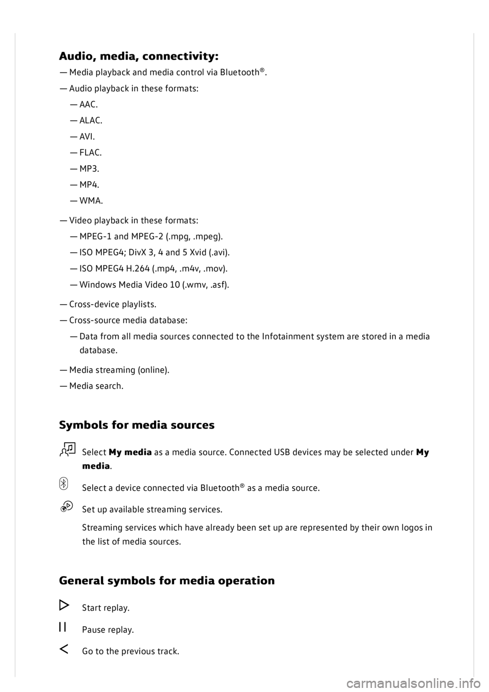 VOLKSWAGEN GOLF MK8 2020  Owners Manual 