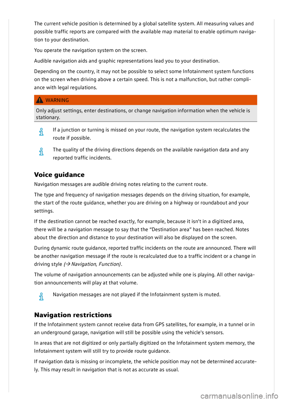 VOLKSWAGEN GOLF MK8 2020  Owners Manual 