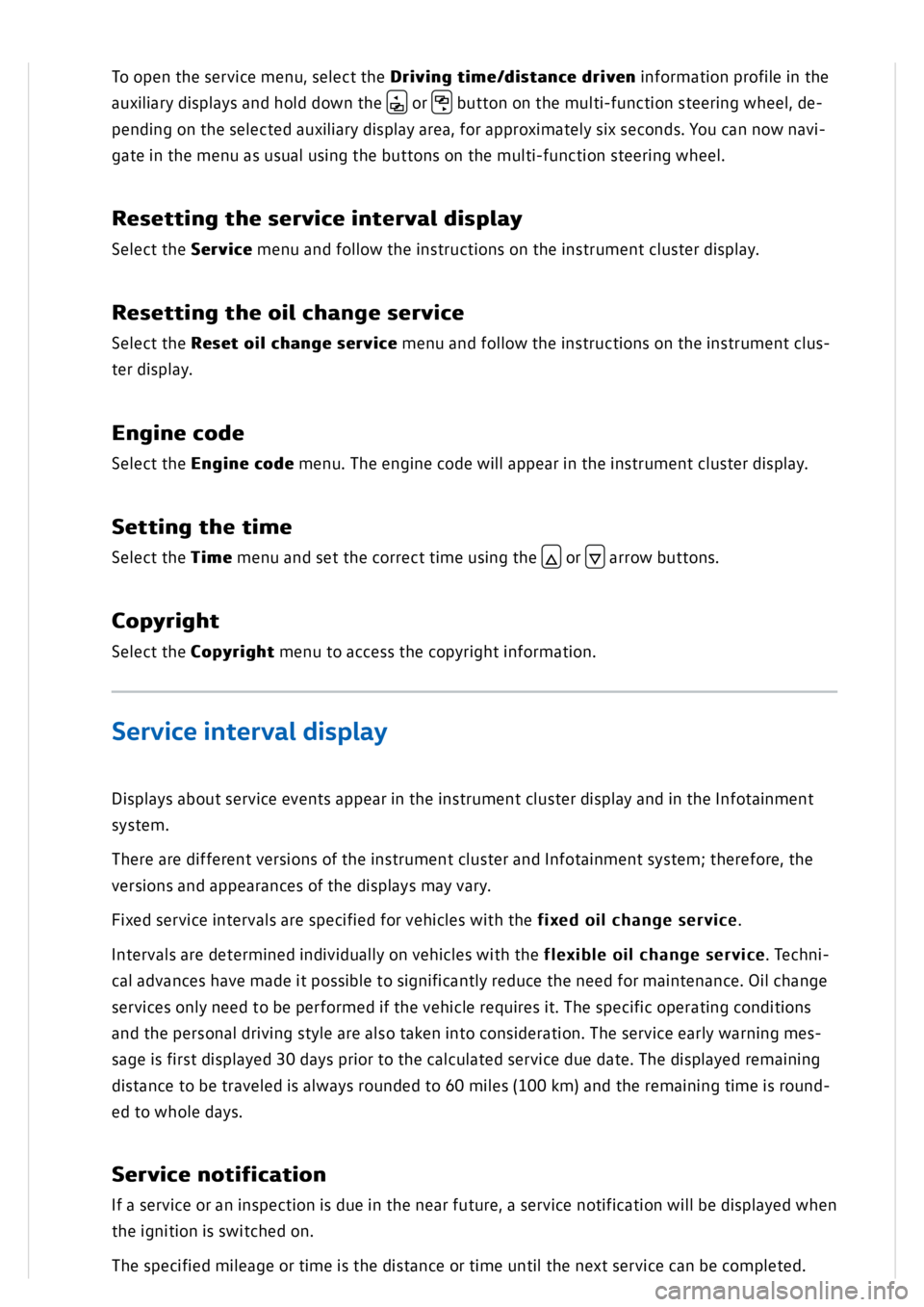 VOLKSWAGEN GOLF MK8 2020  Owners Manual 